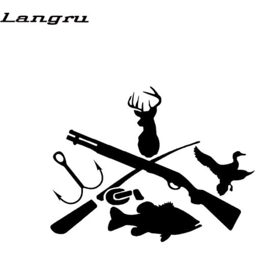 Langru Moda Pesca Caca Tiro Com Arco Decoracao Modelagem Carro Adesivos Vinyl Car Accessories Jdm