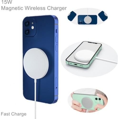15W Magnetic Wireless Charger For i Phone 12 Phone Wireless Quick Charger For i Phone 12 Pro Max mini Fast Charging Dock