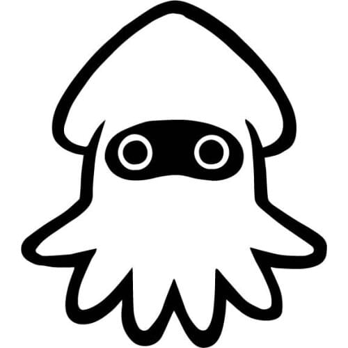 PLAY COOL Cute Little Squid Cartoon Decals Car Stickers Automobiles Motorcycles Exterior Accessories Vinyl Decals