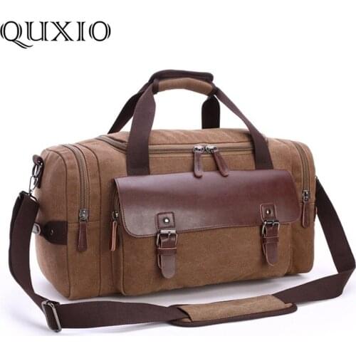 New Vintage Popular Men Travel Bags High Quality Canvas Large Capacity Bag Storage Bag Unisex Handbags WC540