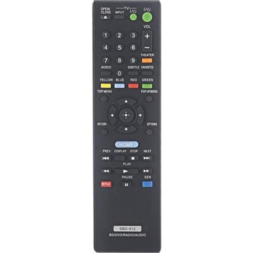 New SBD-912 Remote control For Sony BD DVD Radio Audio Player BDP-S570 BDP-S470 BDP-S270 BDP-BX57 BDP-S560 BDP-S360