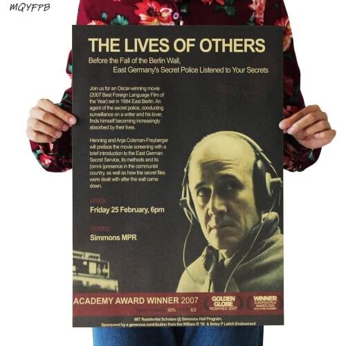 Movie The Lives of Others Kraft Paper Poster Home Room Wall Decoration Painting 50.5x35cm