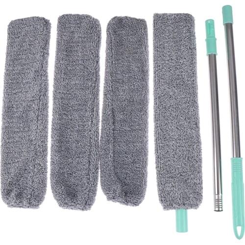 Bedside Dust Brushes Long Handle Mop Sweep Artifact Long Crevice Static Dust Brush Extensible Cleaning Duster Sofa Gap Fur Hair