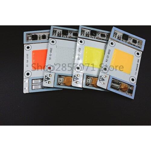 50W L78*W35*H5mm 110V AC High Power led chip built-in driver Warm white Cool White Blue Full Spectrum LED