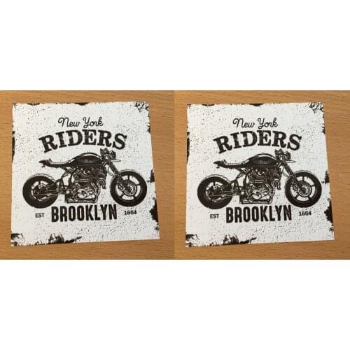 Vintage Biker Aufkleber Sticker NY New York Chopper USA V2 Easy Rider M019