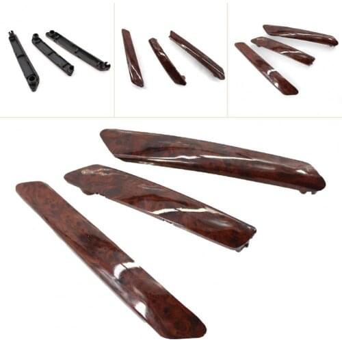 3Pcs Waterproof Door Handle Trim Replacement Durable Interior Door Handle Molding 3B4867371L 3B4867372R for VW-Passat B5.5 98-05