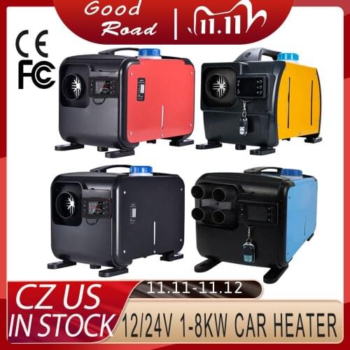 5KW 8KW 12V 24V Air Car Diesel Heater Parking Heater With Remote Control LCD Monitor For Trucks Websato Eberspacher Heating