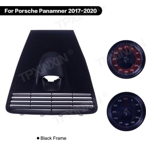 Car stopwatch for Porsche Panamera 2017-2020 interior dashboard center clock compass time electronic meter clock accessional