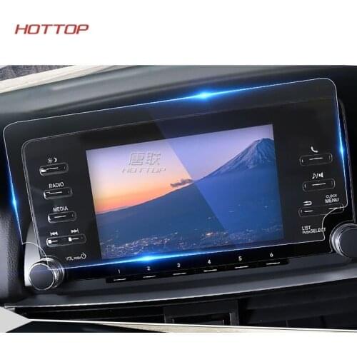Car Styling GPS Navigation Screen Tempered Glass Steel Protective Film For Honda Accord 10th 2018 Control of LCD Screen Sticker