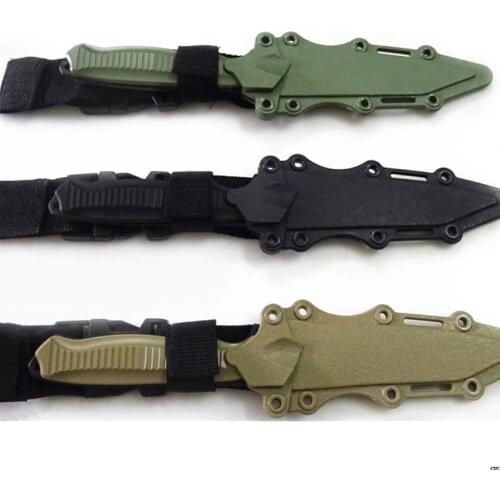 Safe 1: 1 Tactical Rubber Knife Military Training Enthusiasts CS Cosplay Toy Sword First Blood Props Dagger Model