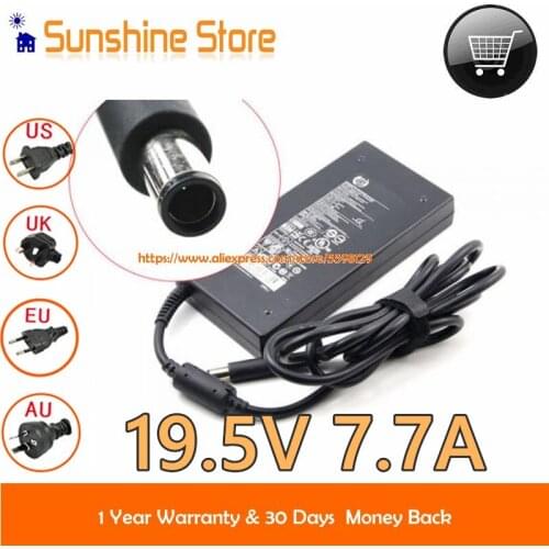 Genuine 645509-002 646212-001 19.5V 7.7A Power Adapter For HP COMPAQ ELITEBOOK 8560W 8760W 8730W ELITE 8200 300 DC7800 8000 7900