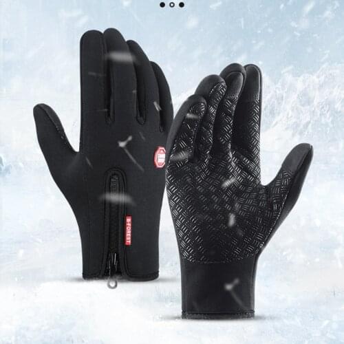 Unisex Winter Touchscreen Gloves Thermal Warm Cycling Bicycle Bike Ski Outdoor Camping Hiking Motorcycle Gloves Sports Golves