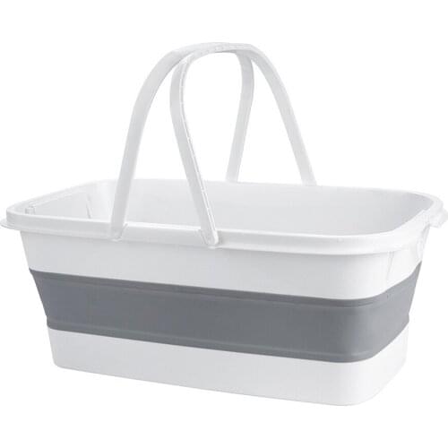 Portable Foldable Bucket Fishing Retractable Basin Camping Car Wash Bucket Collapsible Wash Basin Mop Bucket Home Outdoor Tools