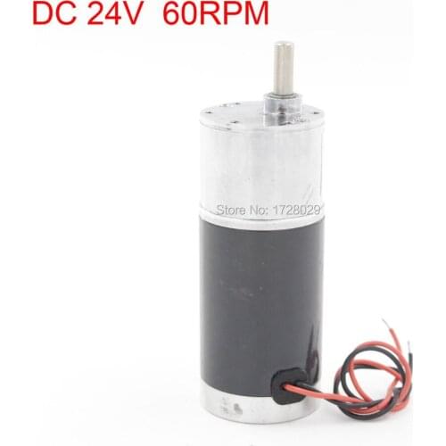 TJP37RO51i-Z6068 DC24V 60RPM Rotatory Speed Reduction DC Gear Box Motor