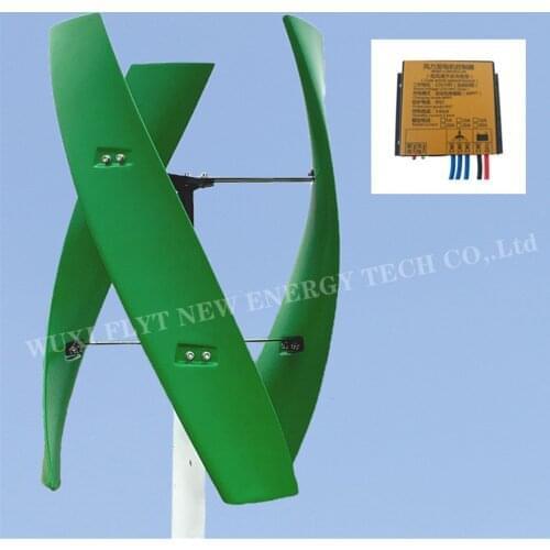 FLYT Maglev Wind Generator Power Turbine Vertical 400W 600W 12v24v48v 3 colors Blades and MPPT Controller High Quality