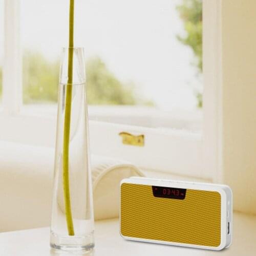 Power Bank Bluetooth Portable Speaker Support TF Card Play Mp3 Hands-Free Telephone FM Radio And Recording LED Screen