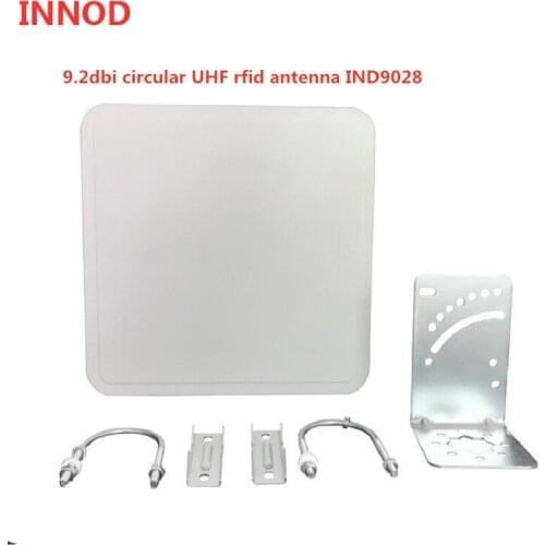 High gain 9.2dbi long read range uhf rfid waterproof outdoor antenna for logistics warehouse Management