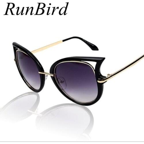 2017 New Style Brand Designer Cat Eye Sunglasses Women Gafas De Sol High Quality Sun Glasses Retro Oculos De Sol Feminino R015