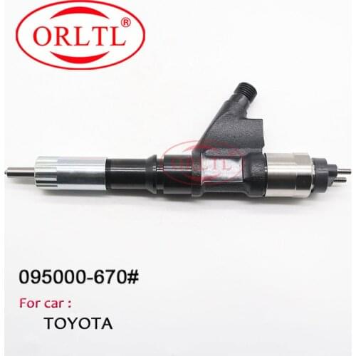 095000-6701 Original Injector 0950006701 Fuel Injector 6701 Auto Fuel Injector 095000-6702 For Toyota Engine WD615 HOWO SINOTRUK