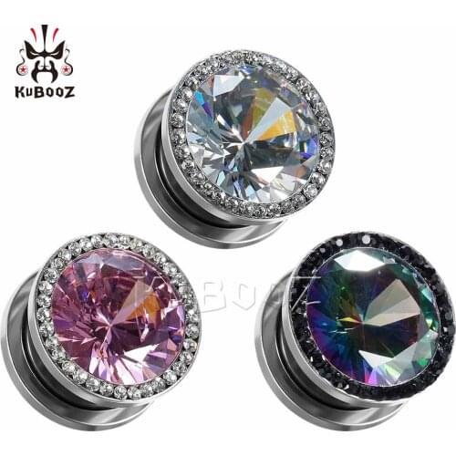 Wholesale Price Ear Plugs Piercing Tunnels Body Jewelry Stretchers Expanders Stainless Steel Fashion Jewelry For Gift 32PCS