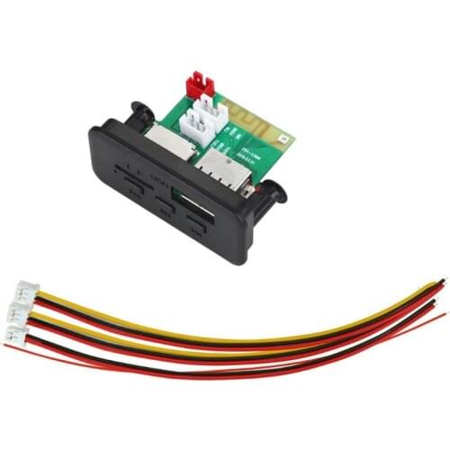 Bluetooth-compatible 5.0 Car Radio MP3 Player 5V 12V MP3 WMA Decoder Board Module Radio FM TF USB 3.5mm AUX For