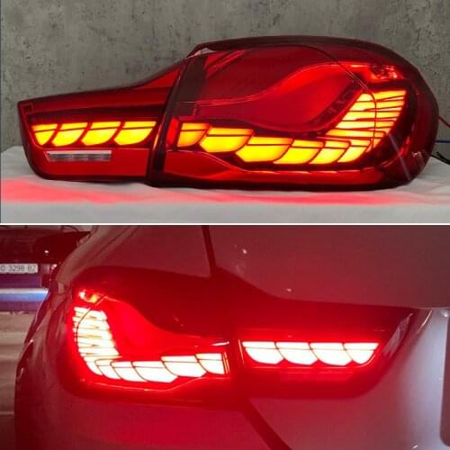 For BMW 4 Series F32 F33 F36 F82 F83 M4 LED Car Taillight Tail Lights Rear Fog Lamp Dynamic Turn Signal Reverse Brake Light
