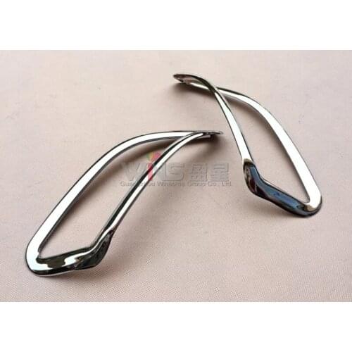 For Toyota Camry XV50 2015 2016 2017 Rear Fog Lamp Cover Light Trim Car Styling Accessories Chrome ABS