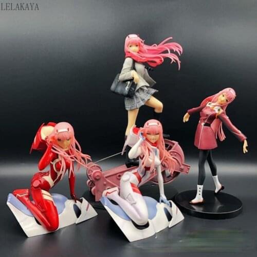 DARLING in the FRANXX Zero Two 02 Red Clothes Sexy Girl 1/7 Scale Painted Anime PVC Action Figure Collection Model Toys lelakaya