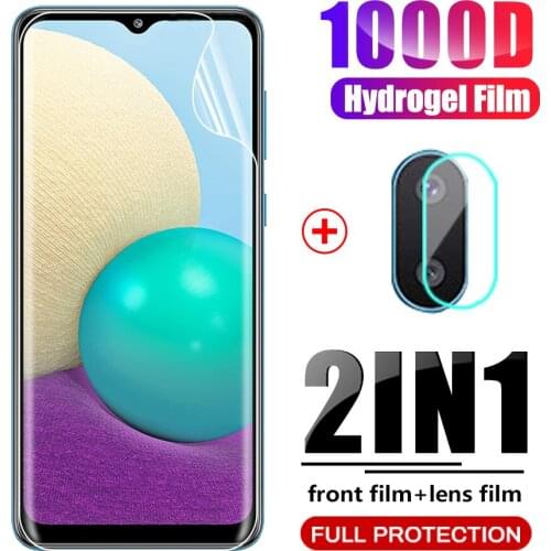 Sansung a 02 hydrogel film anti-scratch camera lens screen protectors film not glass 6.5" for samsung galaxy a02 a 02 02a film