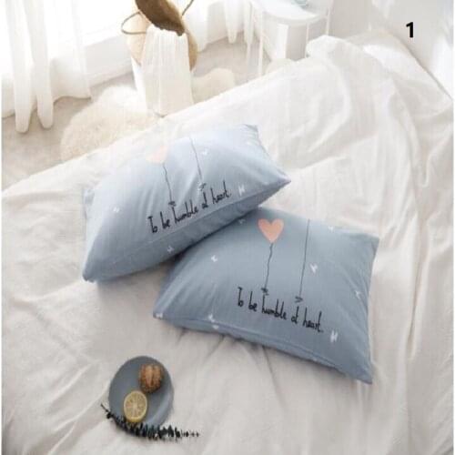 UBRUSH Cotton pillowcase 48*74*2pcs fabric Smooth skin 6 colors Comfort Sleeping Small fresh style Home Hotel Pillowcases