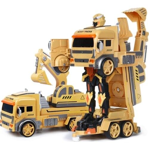 Gesture Induction Deformation Vehicle 2.4g Remote Control Deformation Engineering Vehicle Excavator Childrens Remote Control