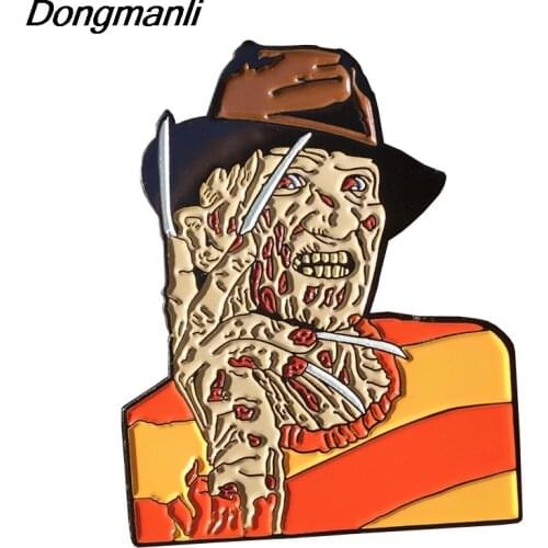 LT259 Horror movies of the nineties Ghost Enamel Pins Brooches for Women Fashion Lapel Jewelry Backpack Bags Badge Gifts