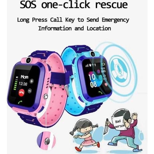 Fashion SOS GPS / lbs positioning multifunctional children smart watch Girls IOS waterproof smart watch Android kids smart Watch