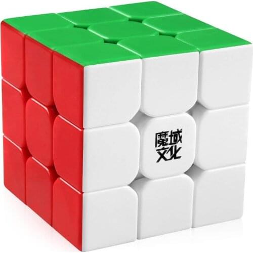 Moyu Aolong V2 3x3 Speed Cube Stickerless 3x3x3 Magic Cube Puzzle Twist Toy 57mm Gift Multi-Color Ultra-Smooth Safe ABS 1PCS