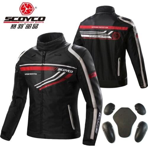 2019 New Knight protection Cross-country Motorcycle riding jacket clothes motorbike jackets clothing made of PU Oxford cloth