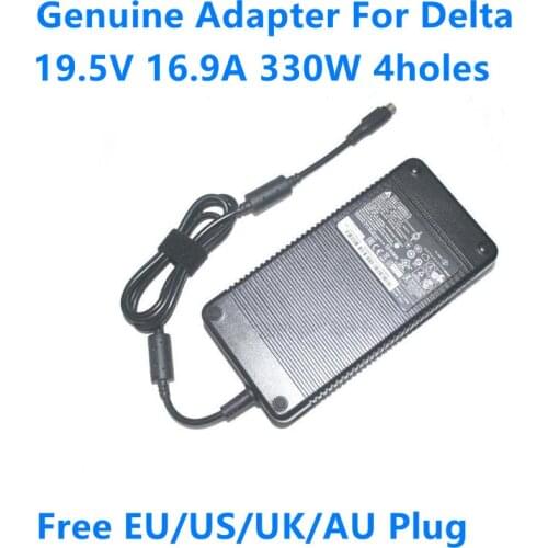Original 19.5V 16.9A 330W 4holes AC Adapter For MSI GT80 GT80S For Clevo P775DM3 P170EM ADP-330AB D A15-330P1A A330A002L Charger