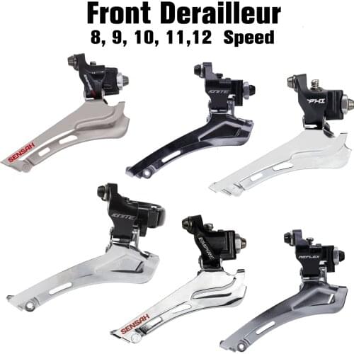 SENSAH Road Bicycle Front Derailleurs Straight hanging 8 9 10 11 12 20 22 Speed BIKE Front Derailleu clamping ring Shifters New