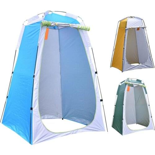 Portable Privacy Shower Toilet Camping Pop Up Tent Camouflage Anti UV Function Outdoor Dressing Tent Photography Travel