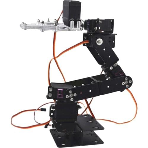 6 DOF Robot Manipulator Mechanical Arm Boys Girls Child Robotic Toy Gift