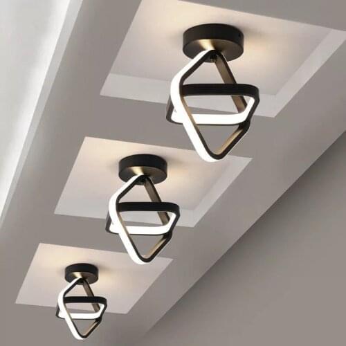 Corridor Entrance Hall Lamp Modern Simple Personality Creative Balcony Ceiling Lamp Cloakroom Lighting LED Chip AC 220V 18W