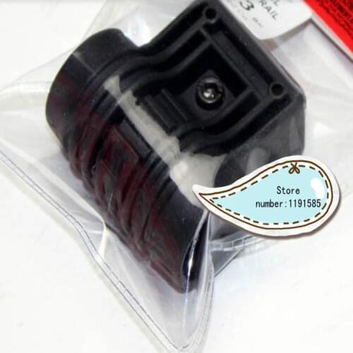 Quick Detachable Light Mount 1" Flashlight Mount Fits 20mm rail Handguard Helmet Picatinny Adapter