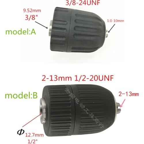 Chuck Keyless 1/2-20UNF Replacement for MAKITA 763185-0 6260D 6270DWPE 6260DWPE 6280D 6280DWE 6281DWE BDF343 6281DWPE 6261D