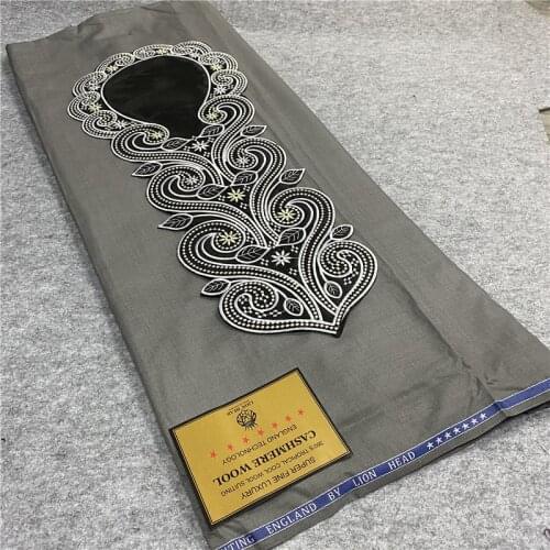 5 Yards TR Material Cashmere Cloth African Soft TR Men Fabric with High Quality Men Material for Man Garment TX120602