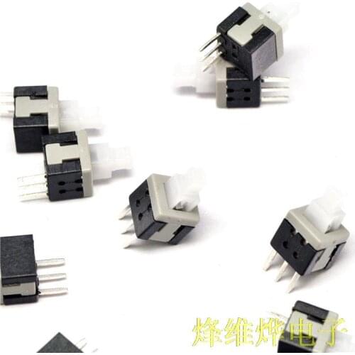 Free shipping 5.8 * 5.8MM self-locking switch single-row / 3-pin ( 200 )