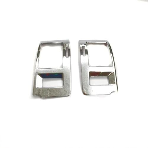 Side Air Condition Vent Cover Trim Frame Decorative For Toyota Prado FJ150 2014 2015 2016 Car Stickers Chrome Accessory