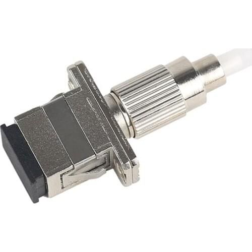 2pcs FC/UPC(Male)-SC/UPC(Female) MM50/125 Multi-mode Fiber Optic Adaptor-Hybrid Mating Adapter