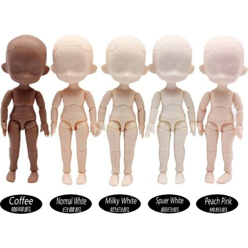 Obitsu 11CM Doll Toys DOD Body suitable For YMY GSC Head ob11 1/12 BJD Body Spherical Joint Doll Toy Hand Set