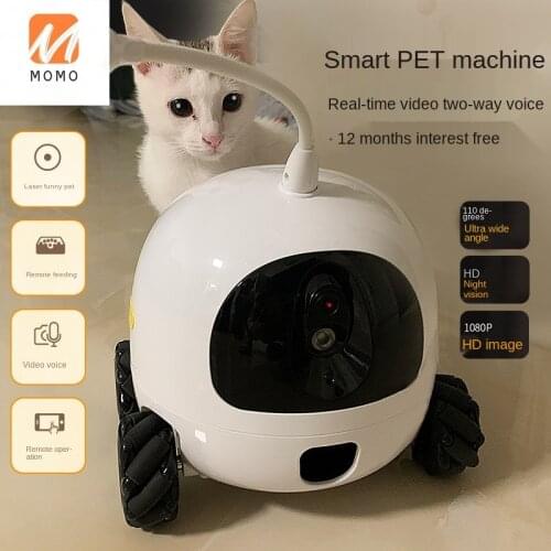 Pet Accompany Intelligent Robot Automatic Cat Teaser Toy Remote Surveillance Camera