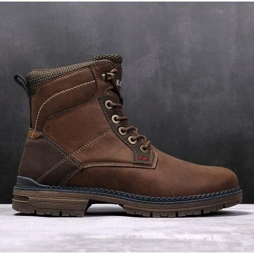 Zapatos Casuales Boots Desert Man Shoes Casual Men Mens Hot Sale Leather For 2020 Mens Long Sport Dress