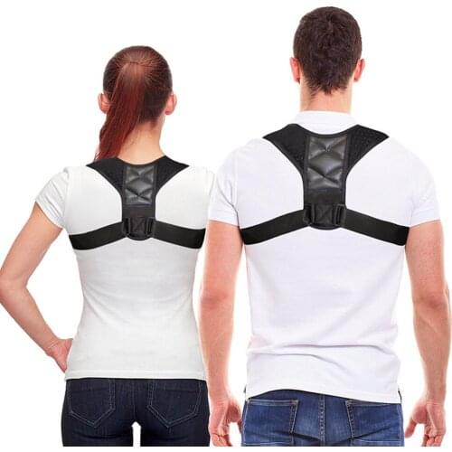 Adjustable Back Posture Corrector Spine Shoulder Bandage Shoulder Humpback Posture Correction Brace Support Belt Pain Relief